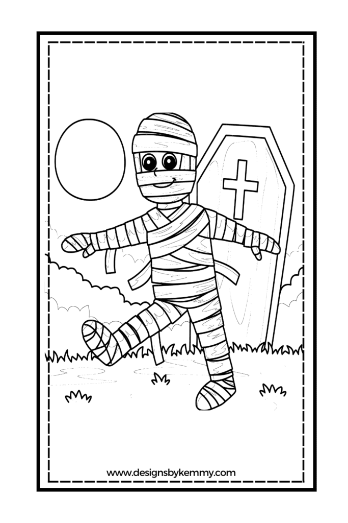 Free Printable Halloween Coloring Page