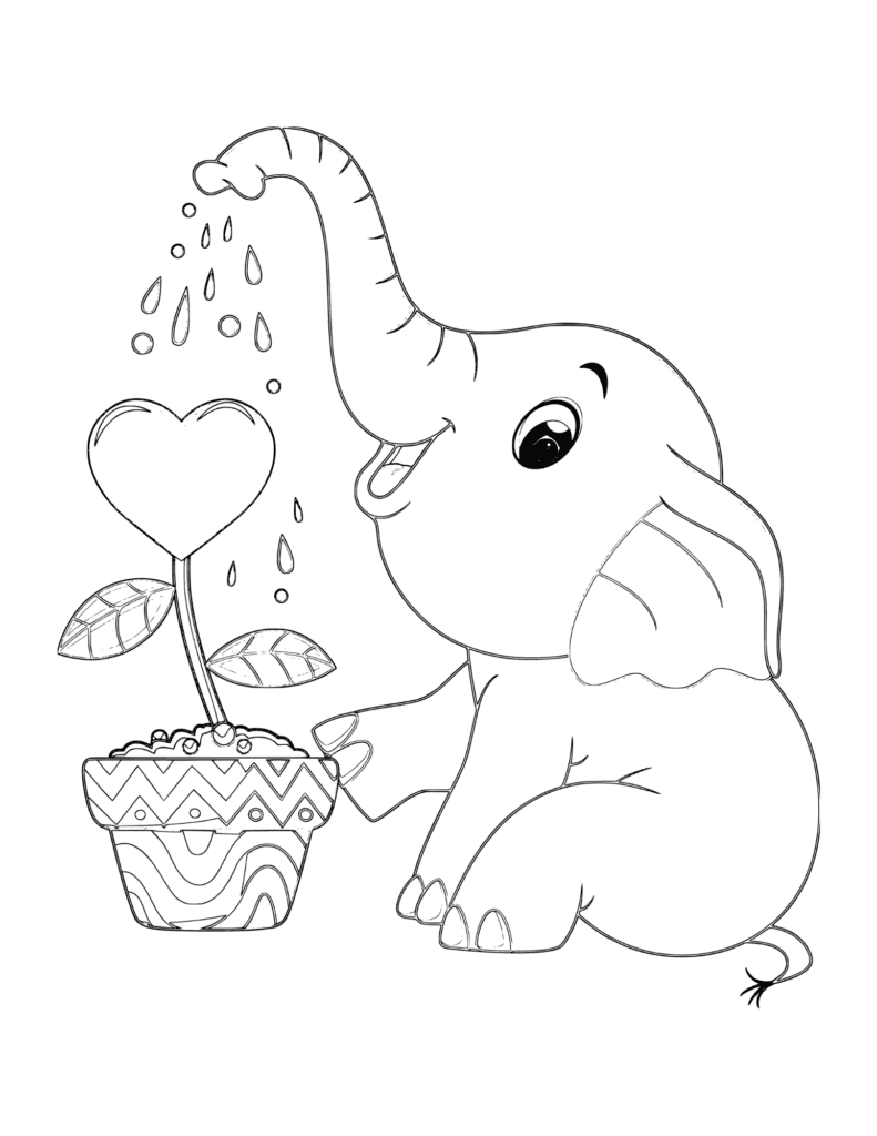 Cute elephant