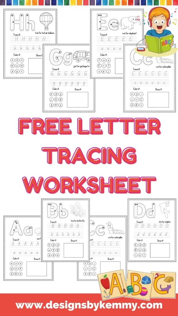 Letter Tracing Worksheets: Free Printable Preschool Worksheets