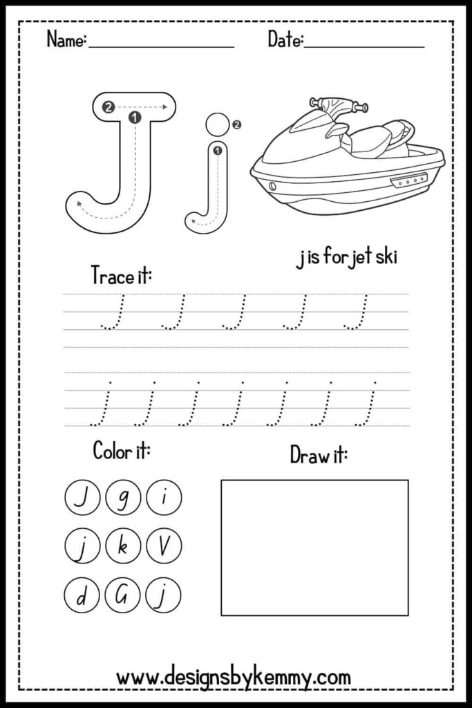 Letter Tracing Worksheets: Free Printable Preschool Worksheets