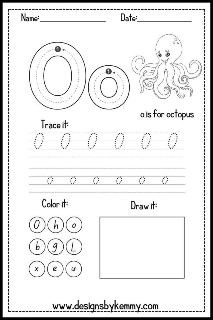 Letter Tracing Worksheets: Free Printable Preschool Worksheets