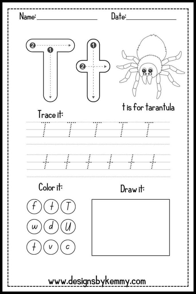 Letter Tracing Worksheets: Free Printable Preschool Worksheets