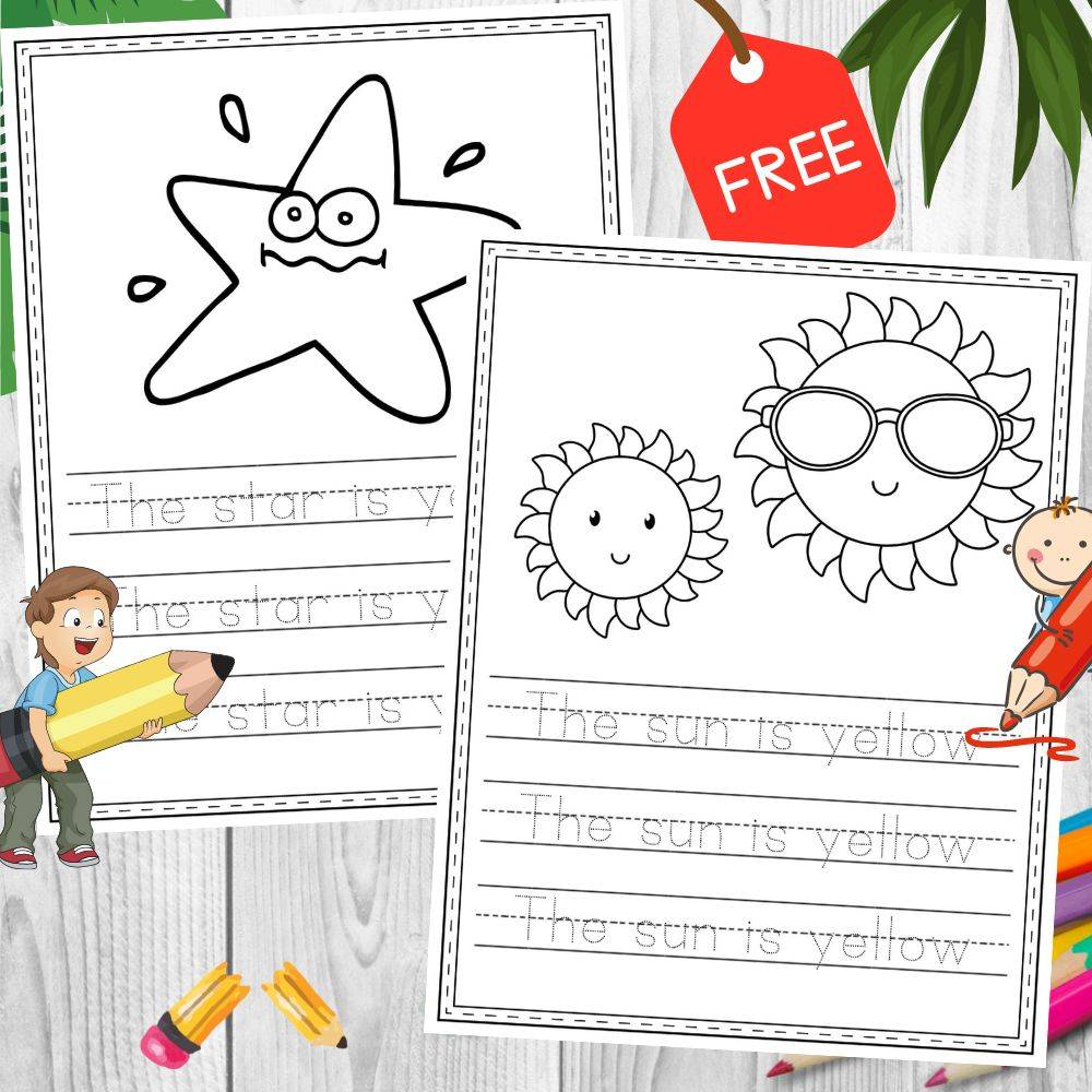 Trace The Sentences Worksheet