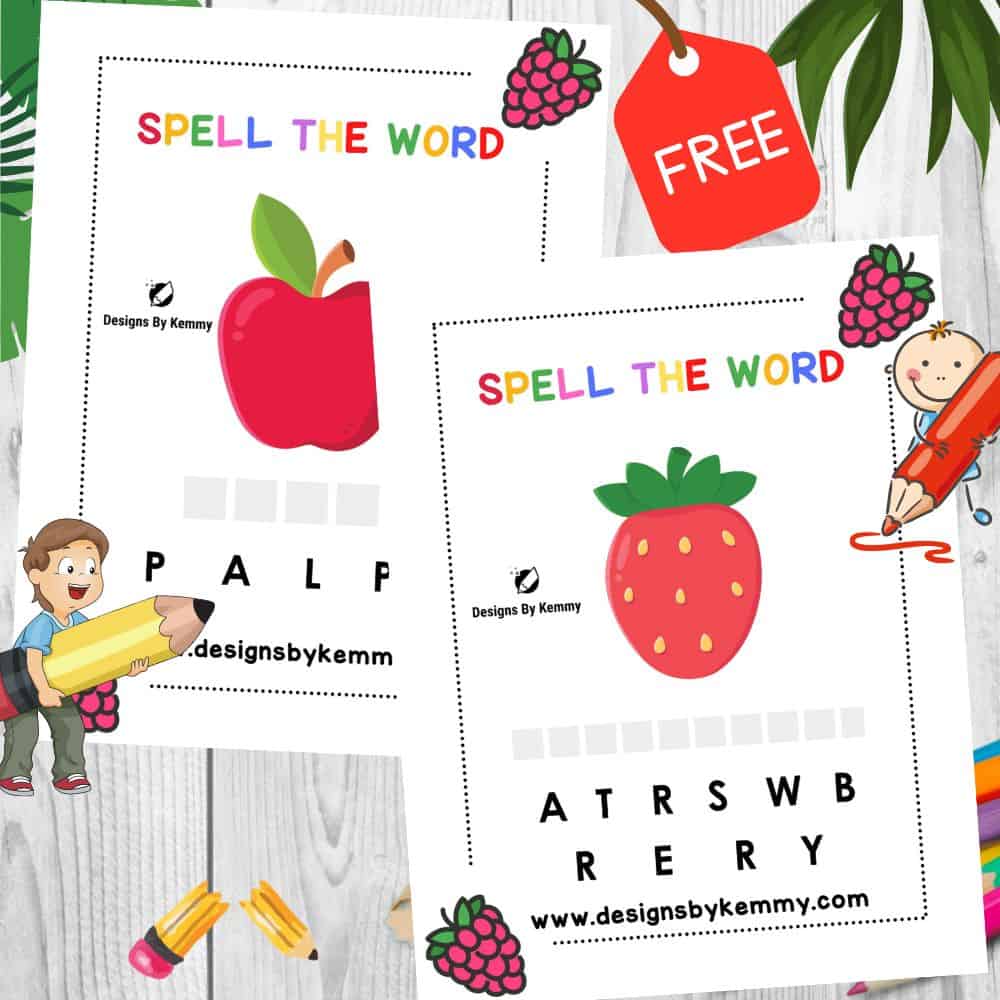 Spell The Word Worksheet