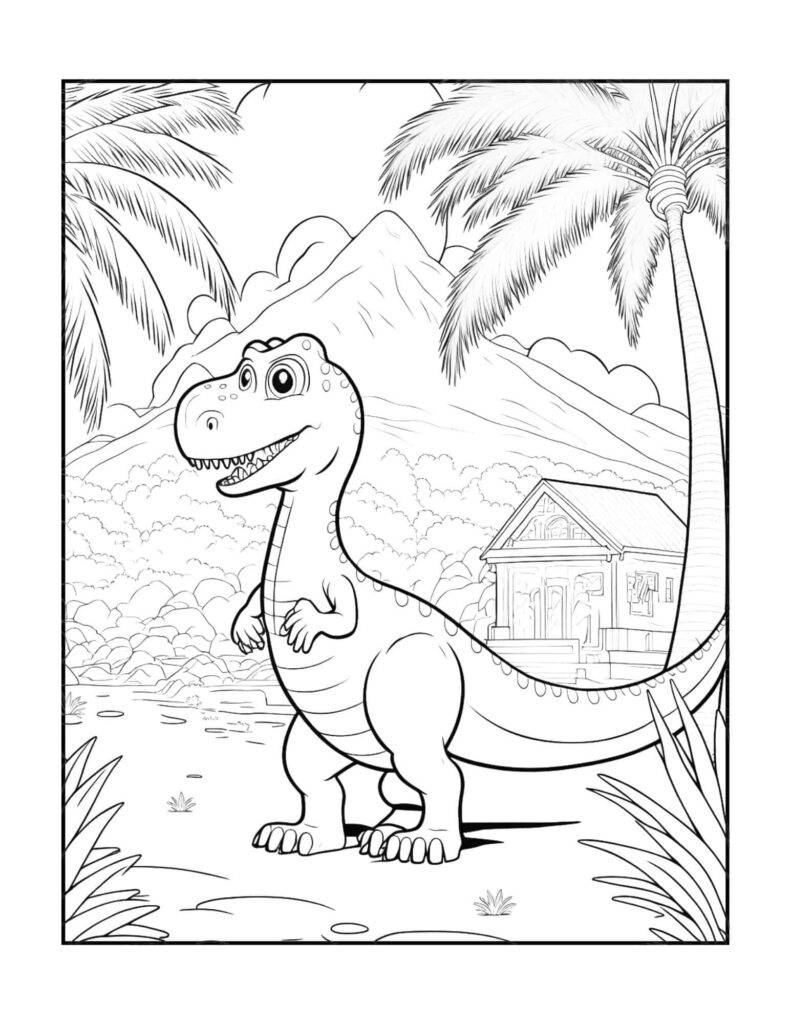 Dinosaur Coloring Pages
