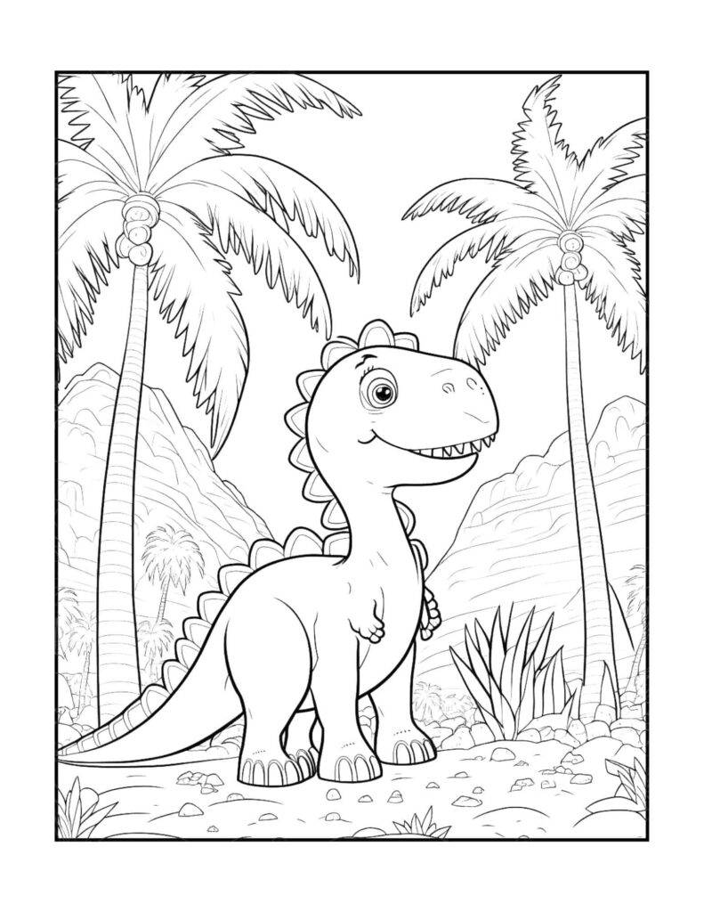 Dinosaur Coloring Pages