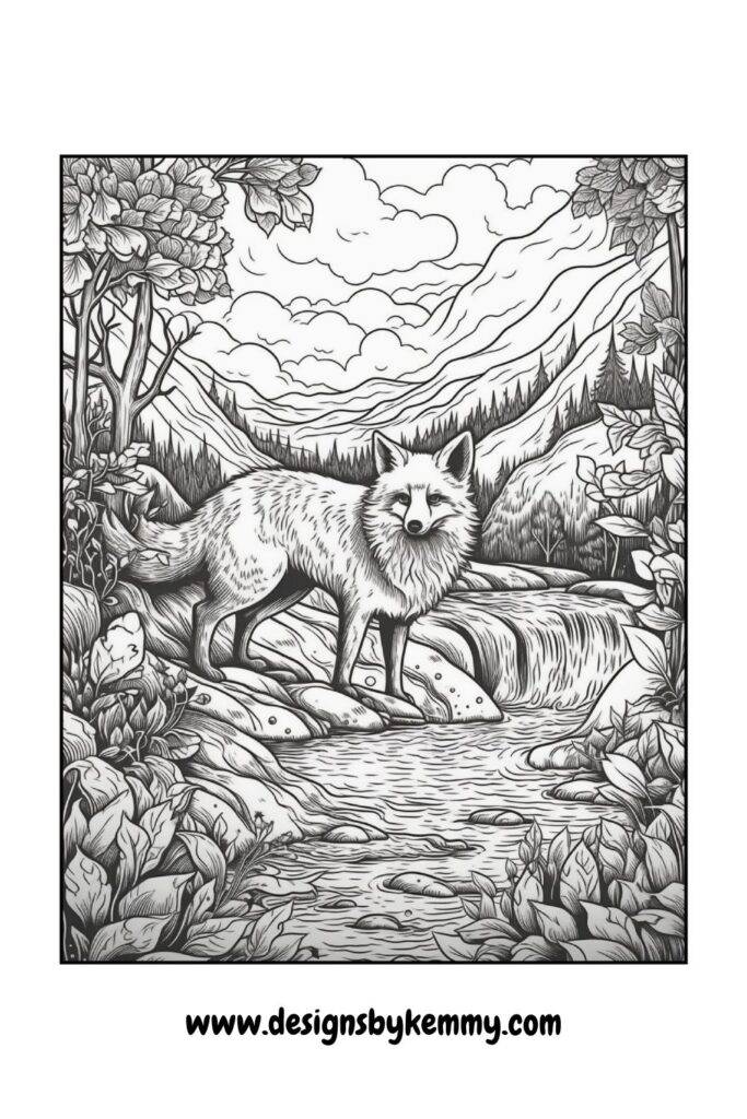 Wild Animals Coloring Pages