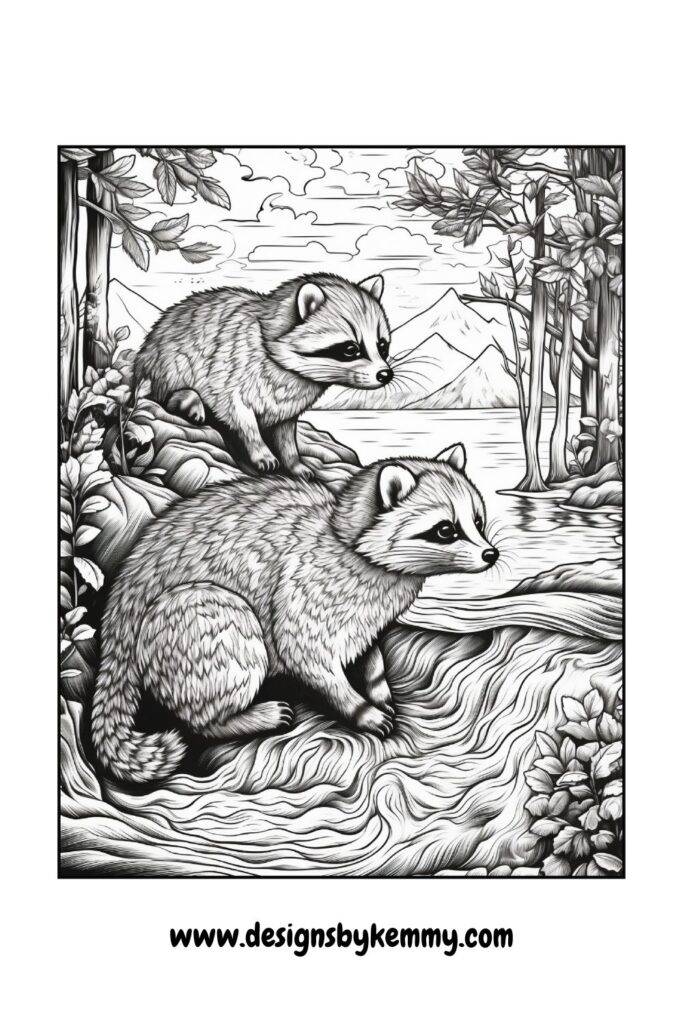 Wild Animals Coloring Pages