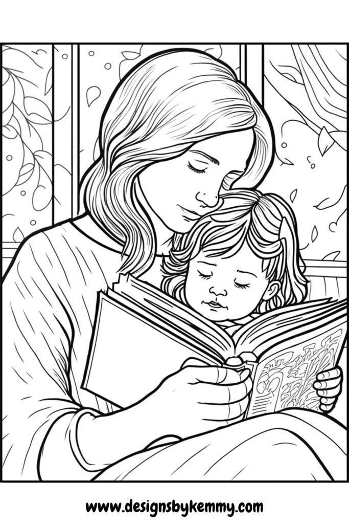 Mother's Day Coloring Pages For Adults