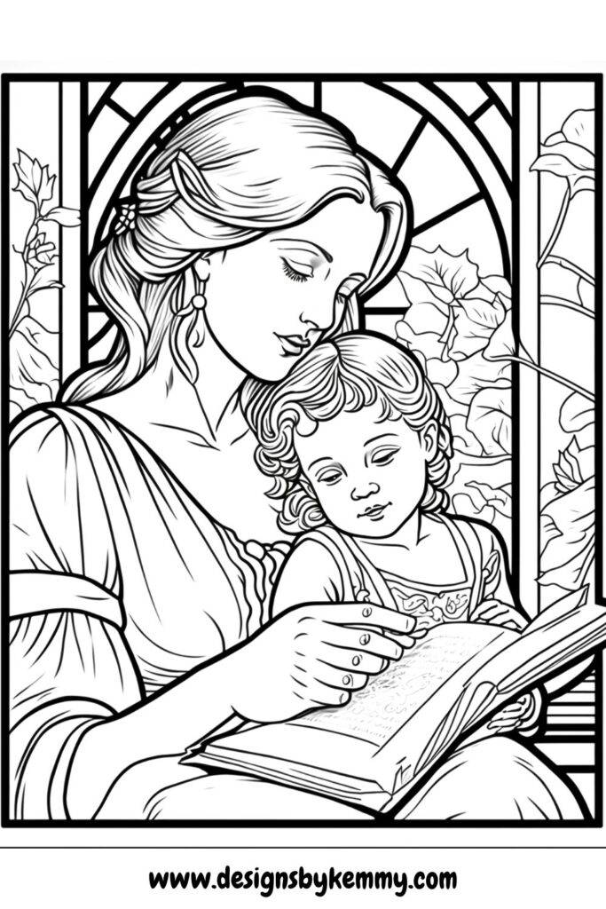 Mother's Day Coloring Pages For Adults