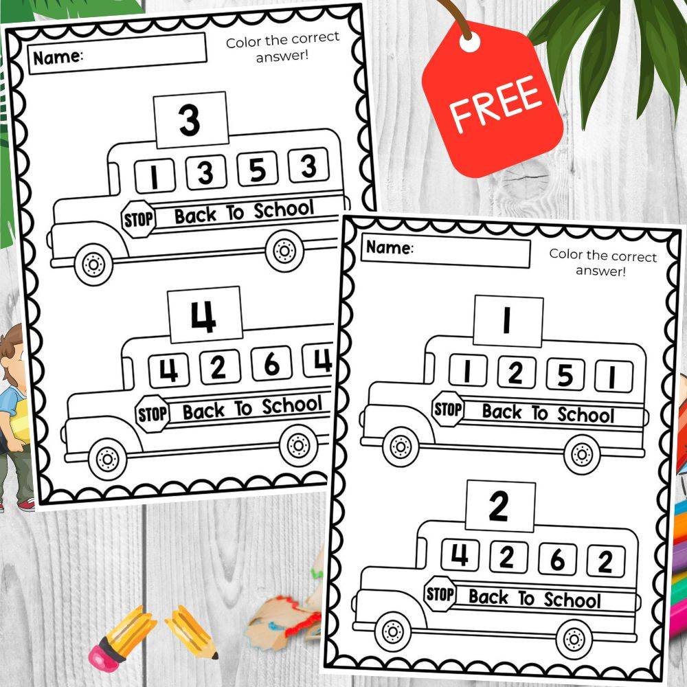 Number Activities Pages - Find the Number Set