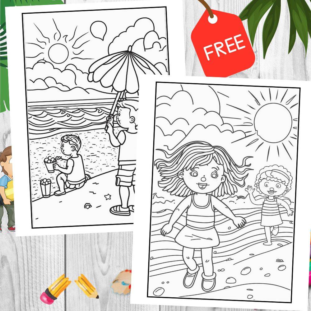 Summer Coloring Pages
