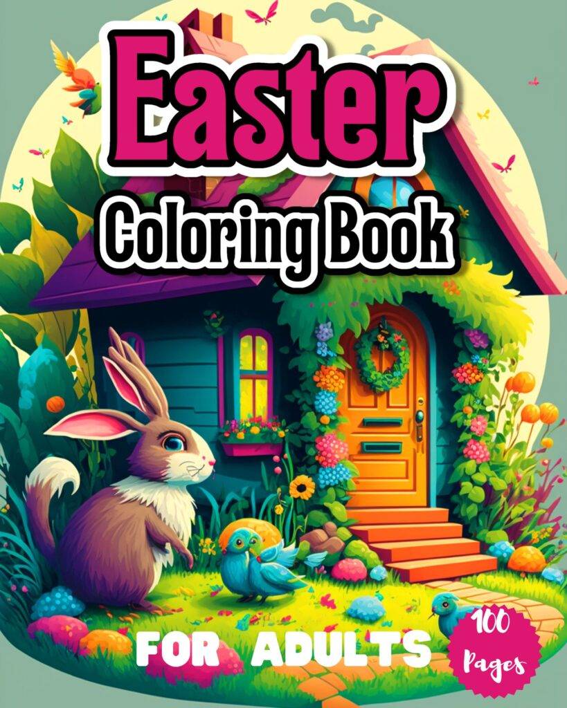 Easter Coloring Book For Adults