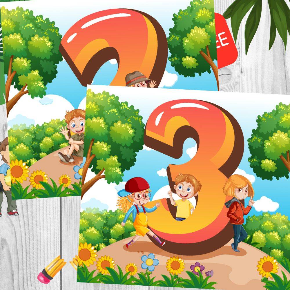 Numbers Activity Pages For Kids