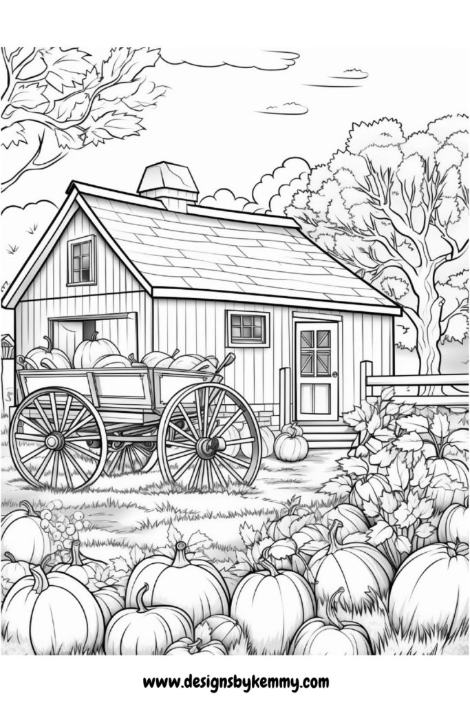 Fall Coloring Pages For Adults