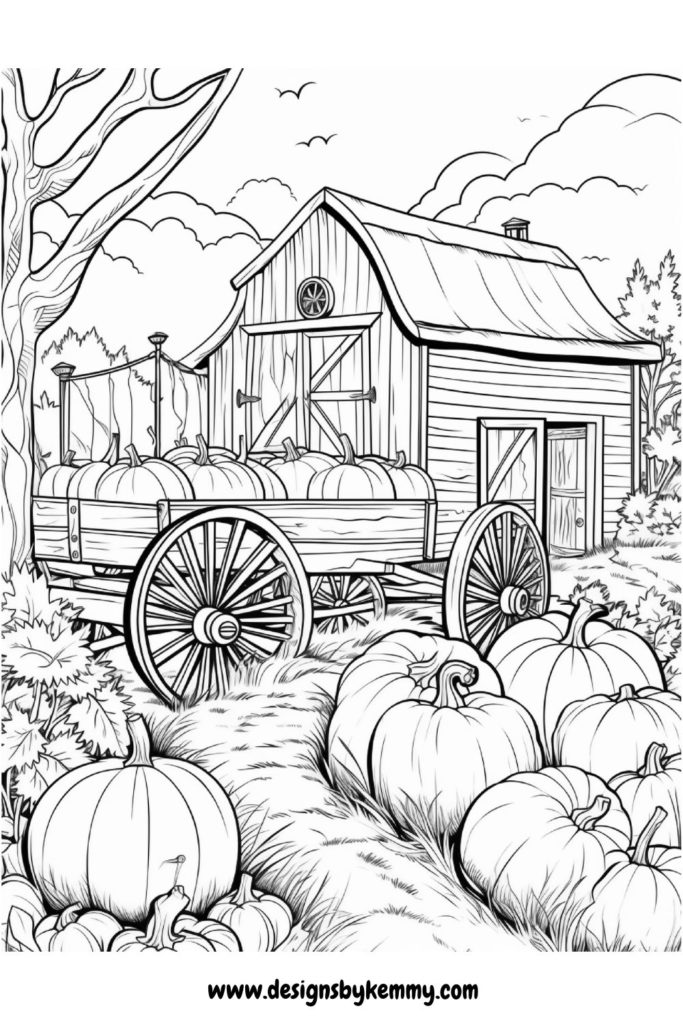 Fall Coloring Pages For Adults