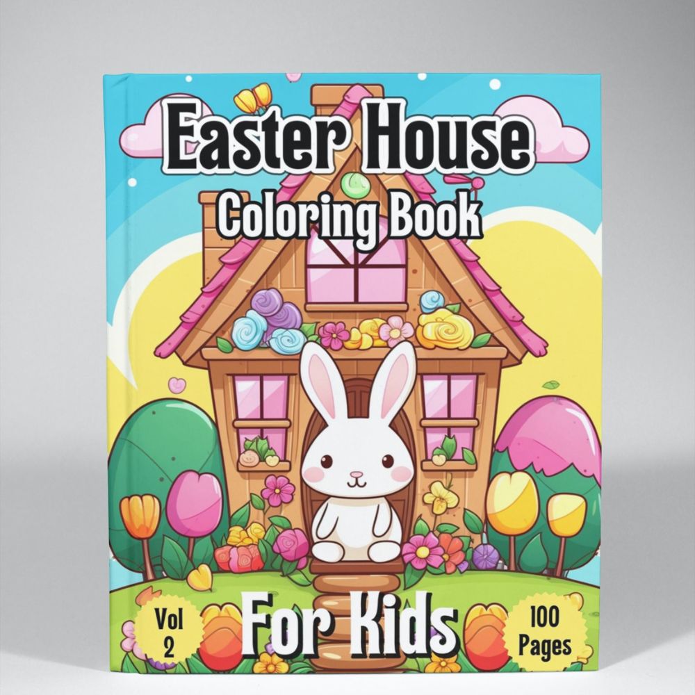 Easter House Coloring Book