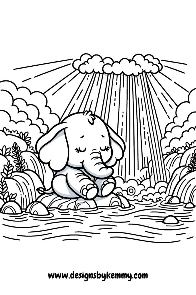 Elephant Coloring Pages