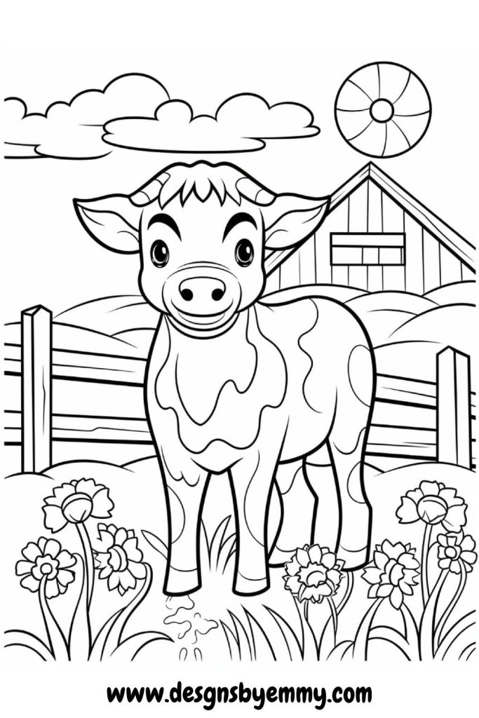 Farm Animal Coloring Pages