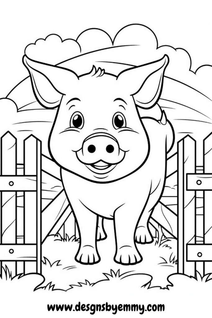 Farm Animal Coloring Pages