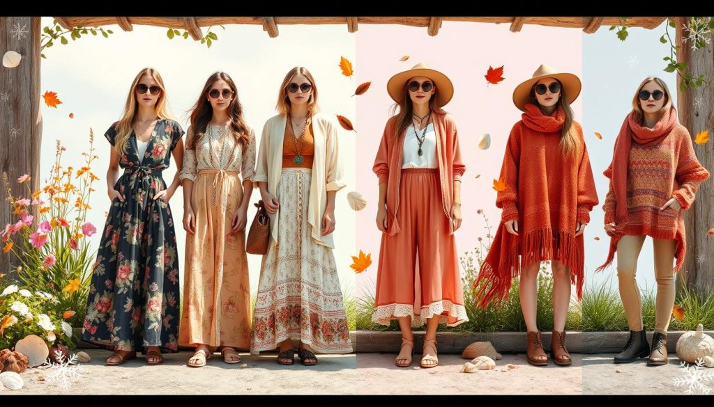 Bohemian Fashion Seasonal Styling