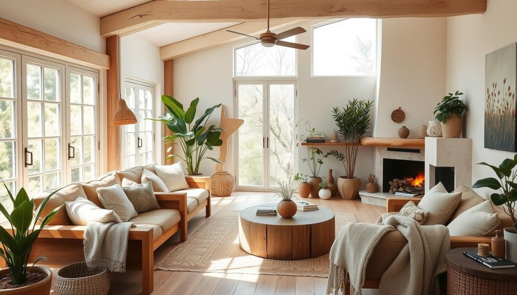 Earthy Living Rooms