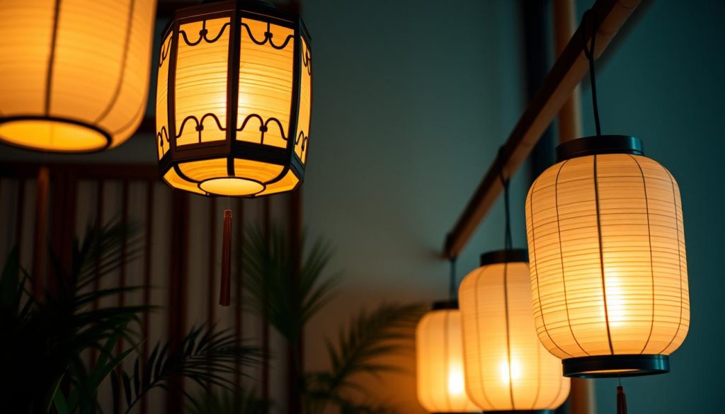 Japanese Lantern Lighting Design