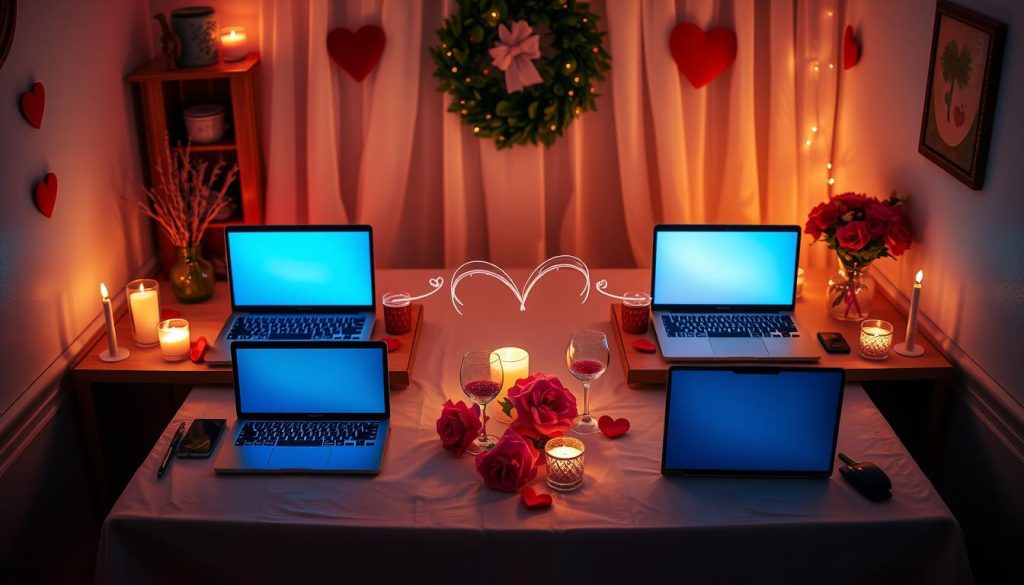 Long-Distance Couple Virtual Entertainment