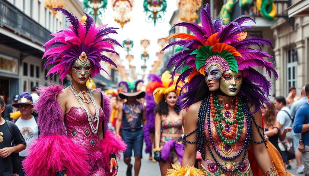 New Orleans Mardi Gras Street Style New Orleans Mardi Gras Street Style