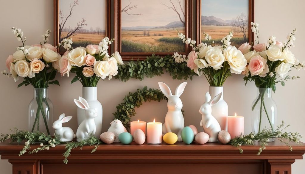 Spring Mantel Decorations Spring Mantel Decorations