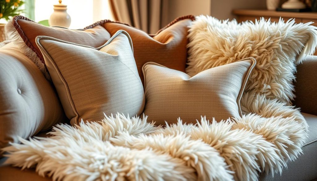 Decorative Pillows and Throws Styling