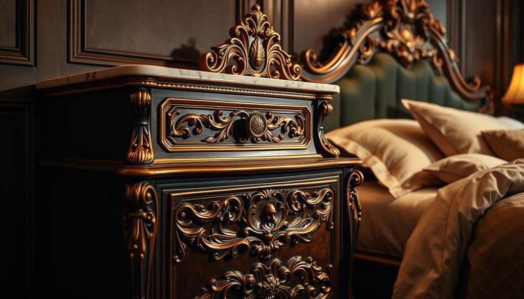 Stylish Bedroom Interiors Nightstand Design